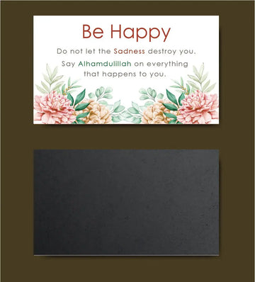 Magneet -be happy - Islamboekhandel.nl