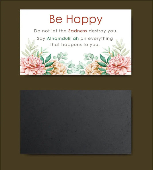 Magneet -be happy - Islamboekhandel.nl