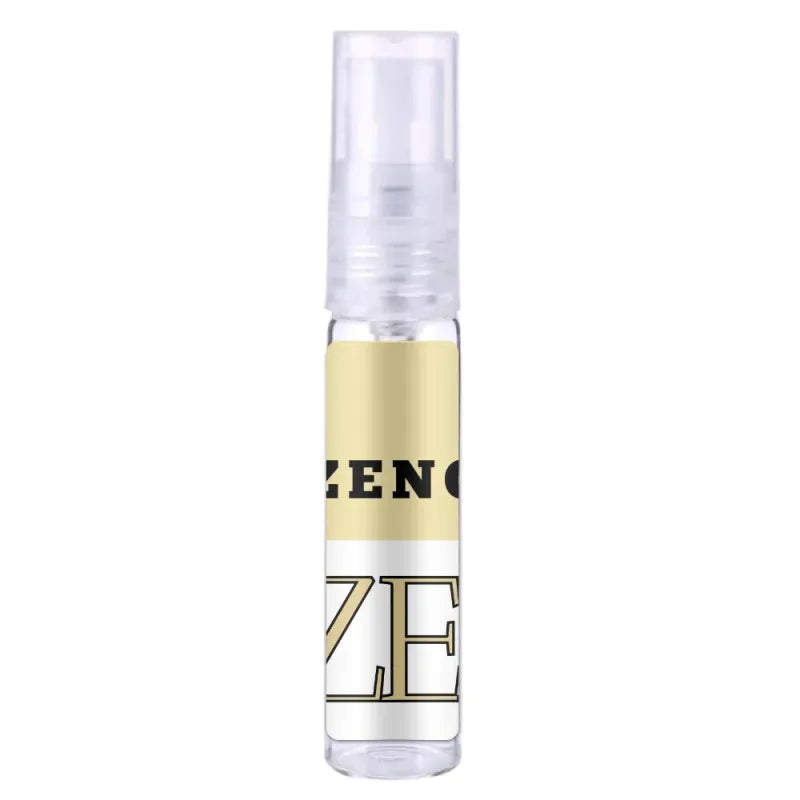 Heldere sprayfles met gouden ZEN-text, Maison al Hambra Zeno product