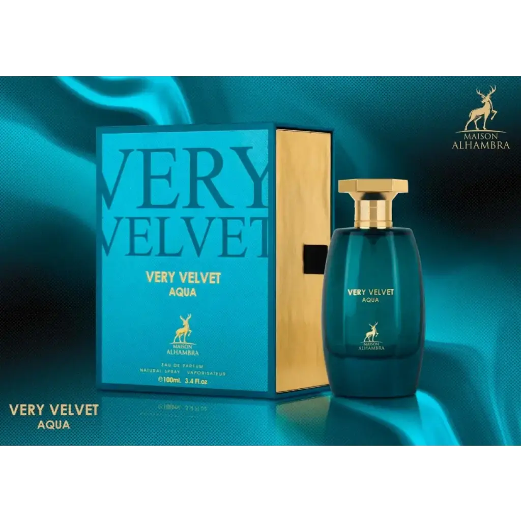 Maison al Hambra Very Velvet Aqua - Islamboekhandel.nl