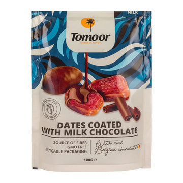 Melk chocolade dadels - 100 gram - Voeding & Gezondheid