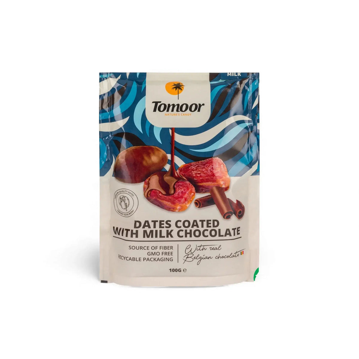 Melk chocolade dadels - 100 gram - Islamboekhandel.nl