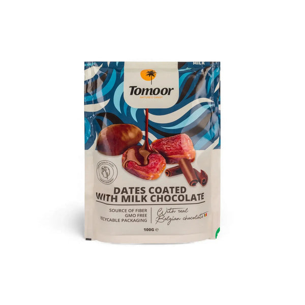 Melk chocolade dadels - 100 gram - Islamboekhandel.nl