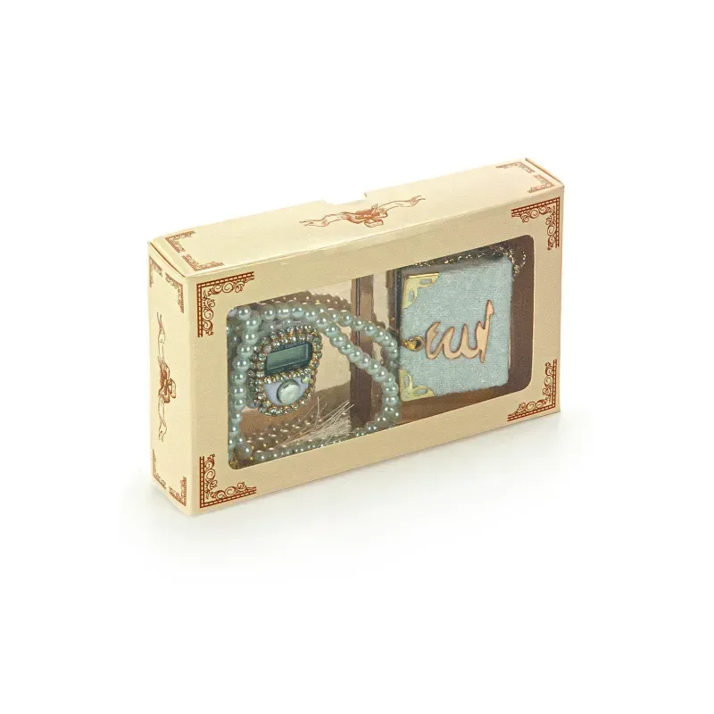 Mini Cadeauset koran/tasbih -wit - Islamboekhandel.nl