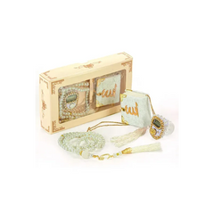 Mini Cadeauset koran/tasbih -wit - Islamboekhandel.nl