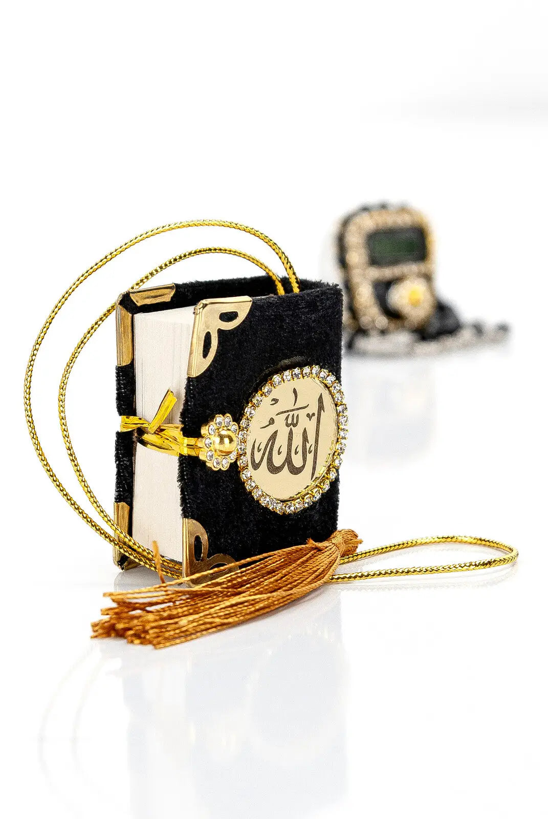 Mini Cadeauset koran/tasbih -zwart luxe - Islamboekhandel.nl
