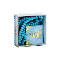 Mini cadeauset met tasbih + koran (verkrijgbaar in meerdere kleuren) - Islamboekhandel.nl