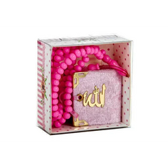 Mini cadeauset met tasbih + koran (verkrijgbaar in meerdere kleuren) - Islamboekhandel.nl