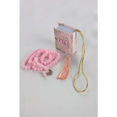 Mini cadeauset met tasbih + koran (verkrijgbaar in meerdere kleuren) - Islamboekhandel.nl