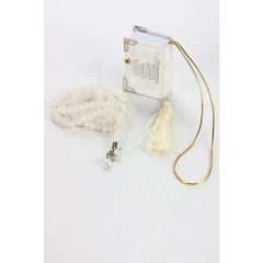 Mini cadeauset met tasbih + koran (verkrijgbaar in meerdere kleuren) - Islamboekhandel.nl
