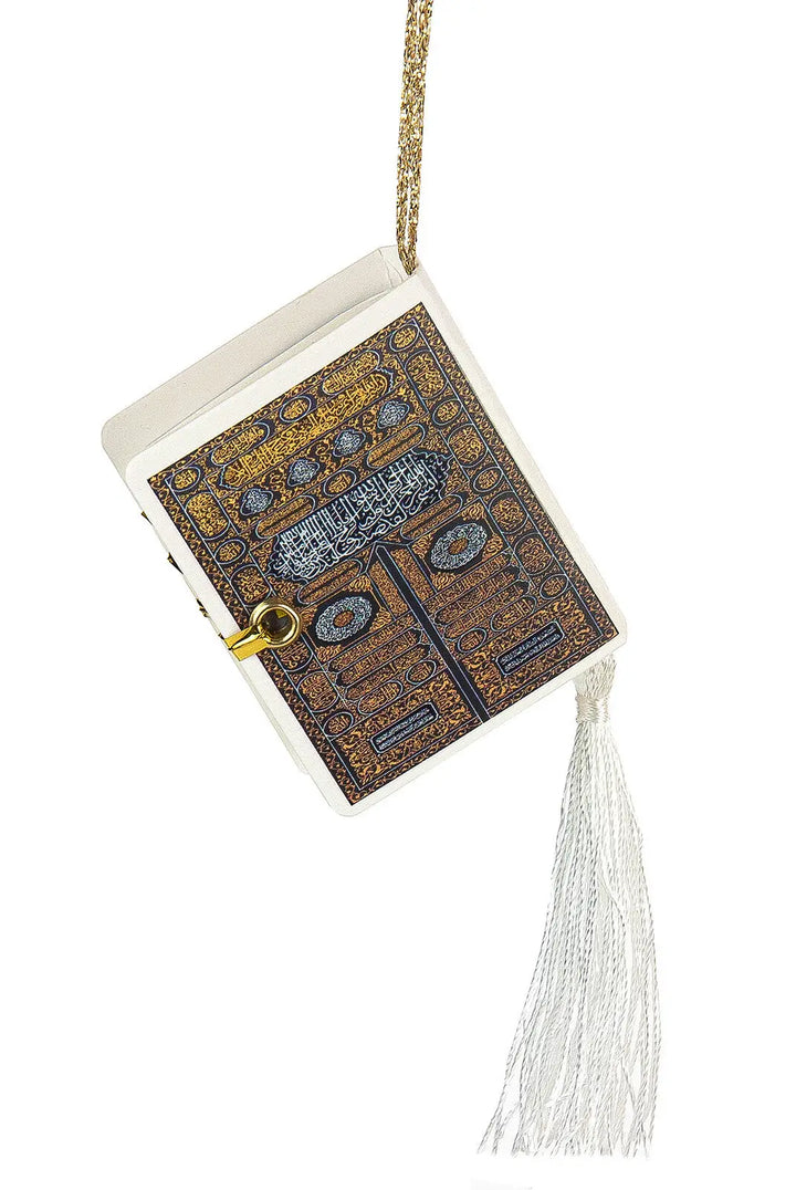 Mini Koran met Kaaba deur patroon - Islamboekhandel.nl