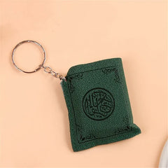 Mini Koran leer met hanger - Groen