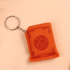 Mini Koran leer met hanger - Oranje