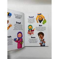 Open kinderverhaalboek miracles of muhammad saw met kleurrijke illustraties van yusuf nur en deen