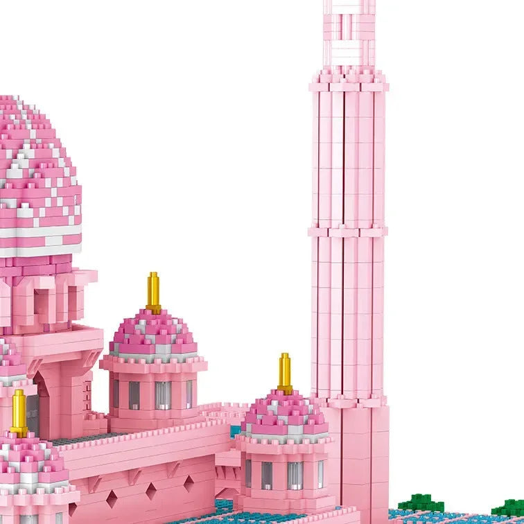 Moskee roze Bouwstenenset(lego) (5930 blokjes) - Islamboekhandel.nl