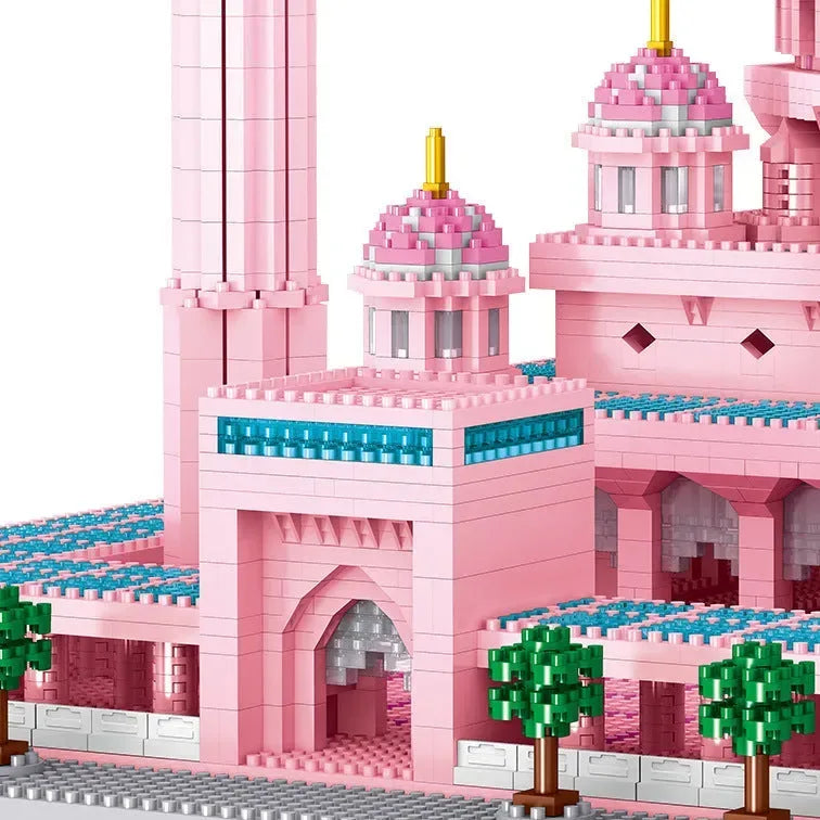 Moskee roze Bouwstenenset(lego) (5930 blokjes) - Islamboekhandel.nl
