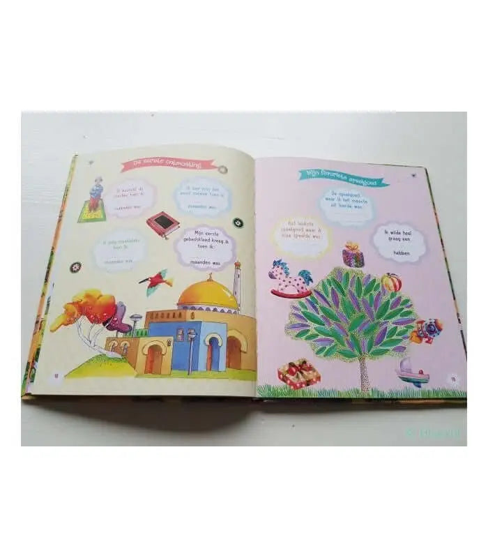 Moslim babydagboek (blauw) - Islamboekhandel.nl