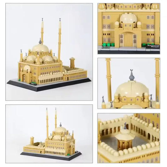 Muhammad Ali Moskee in Cairo Bouwstenenset (620 blokjes)