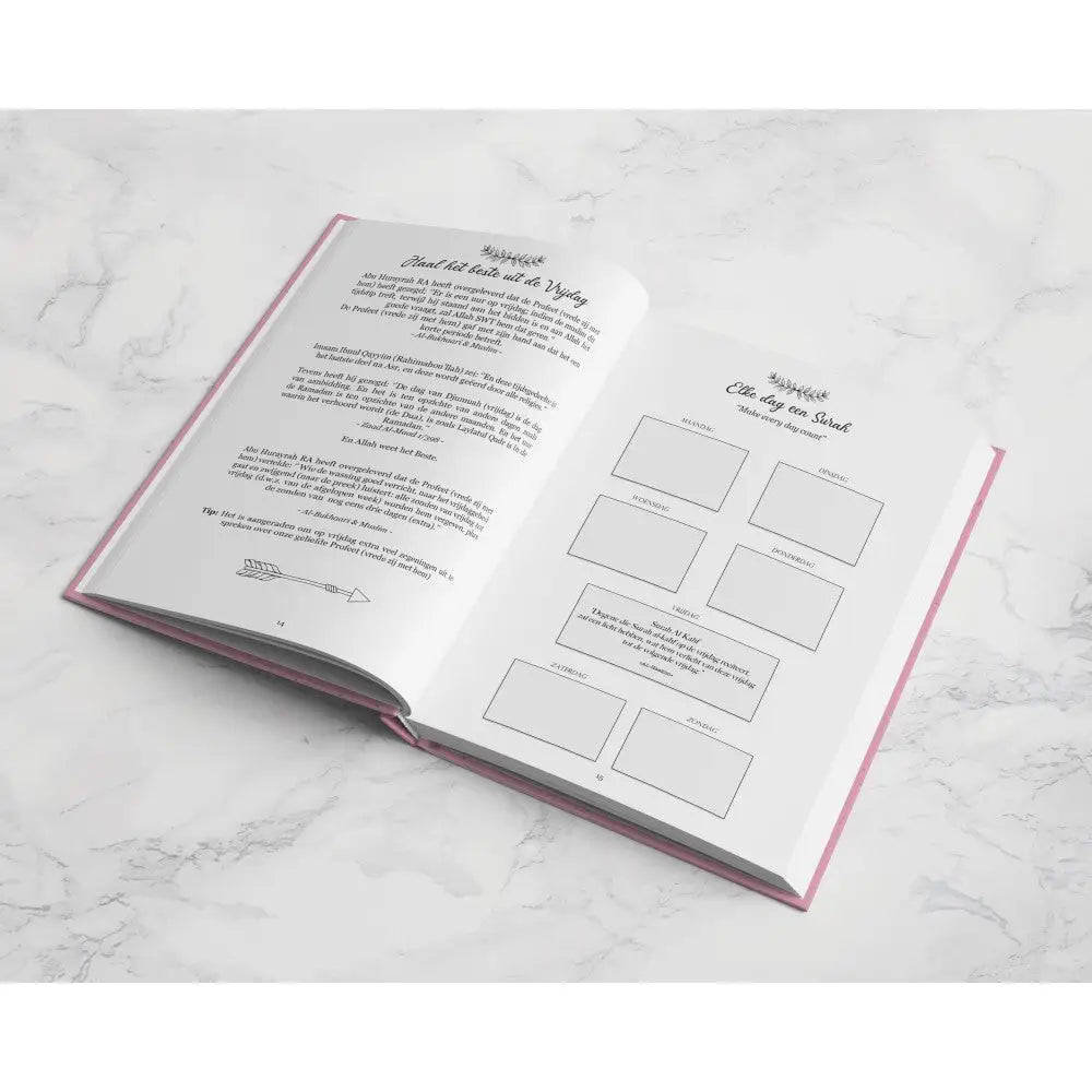 My deen planner roze - Islamboekhandel.nl