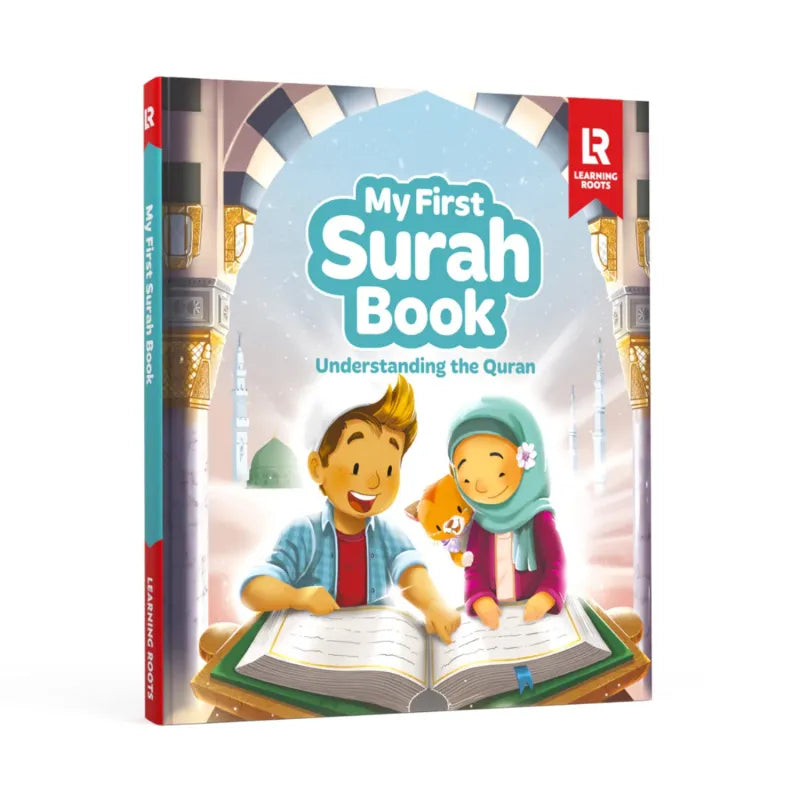 Colorful cover van Mijn Eerste Soera Boek: Begrijpen van de Koran met lezende kinderen