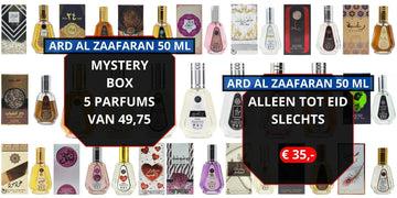 Mysterybox - Ard al Zaafaran 50 ML - Islamboekhandel.nl