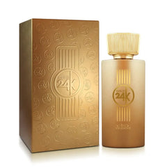 Nabeel Parfumspray Gold 24K fles met elegante, metallic afwerking en slank ontwerp