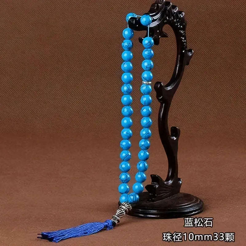 Natuurlijke steentjes tasbih -kwastje - Islamboekhandel.nl