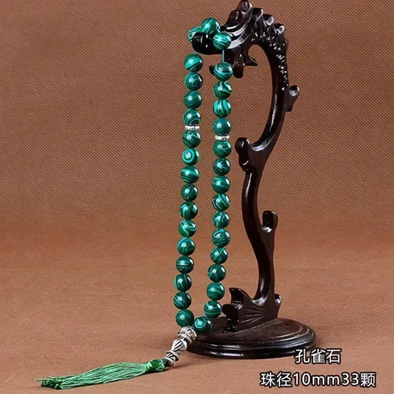 Natuurlijke steentjes tasbih -kwastje - Islamboekhandel.nl
