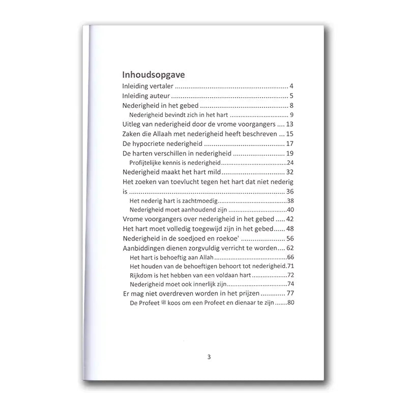 Nederigheid en onderwerping voor de Almachtige, de Krachtige - Islamboekhandel.nl