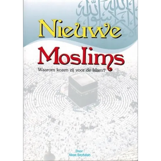 Boekcover over nieuwe moslims voor de productpagina Nieuwe Moslims