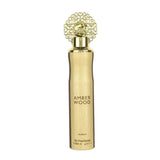 Goldkleurige nusuk amber wood luchtverfrisser met sierlijke kanten dop 300 ml