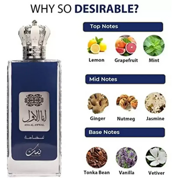 Nusuk Ana al Awal Blue – EDP - Eau de Parfum