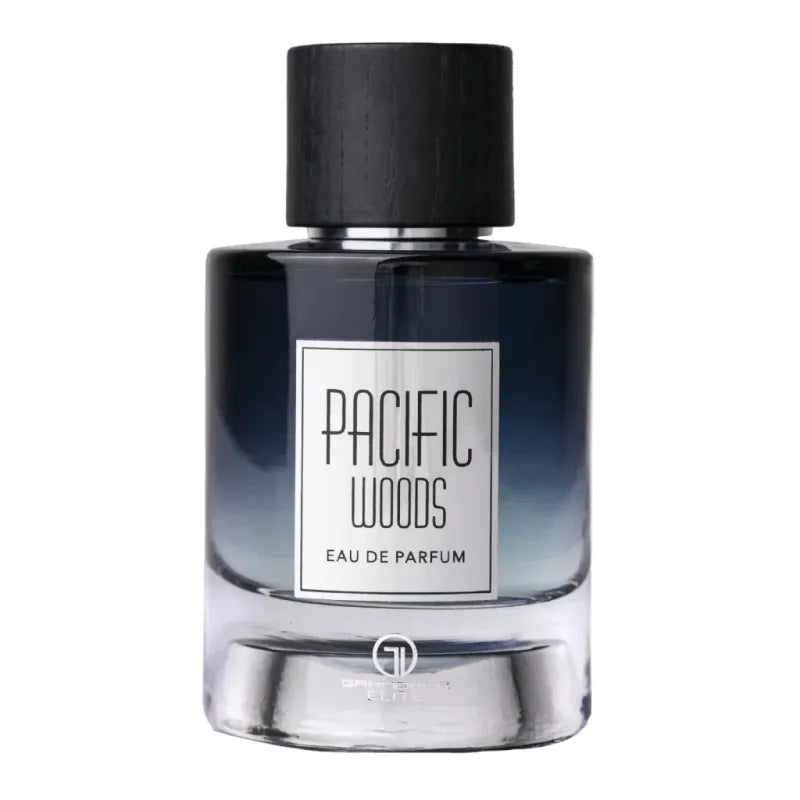 Pacific Woods eau de parfum bottle showcasing the luxurious Pacific Woods perfume