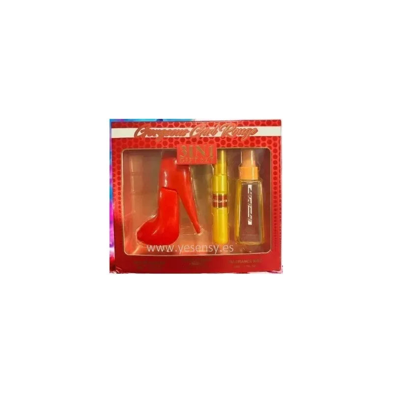 Parfum Cadeau set Gorgeous Girl Rouge 3in1 - Islamboekhandel.nl
