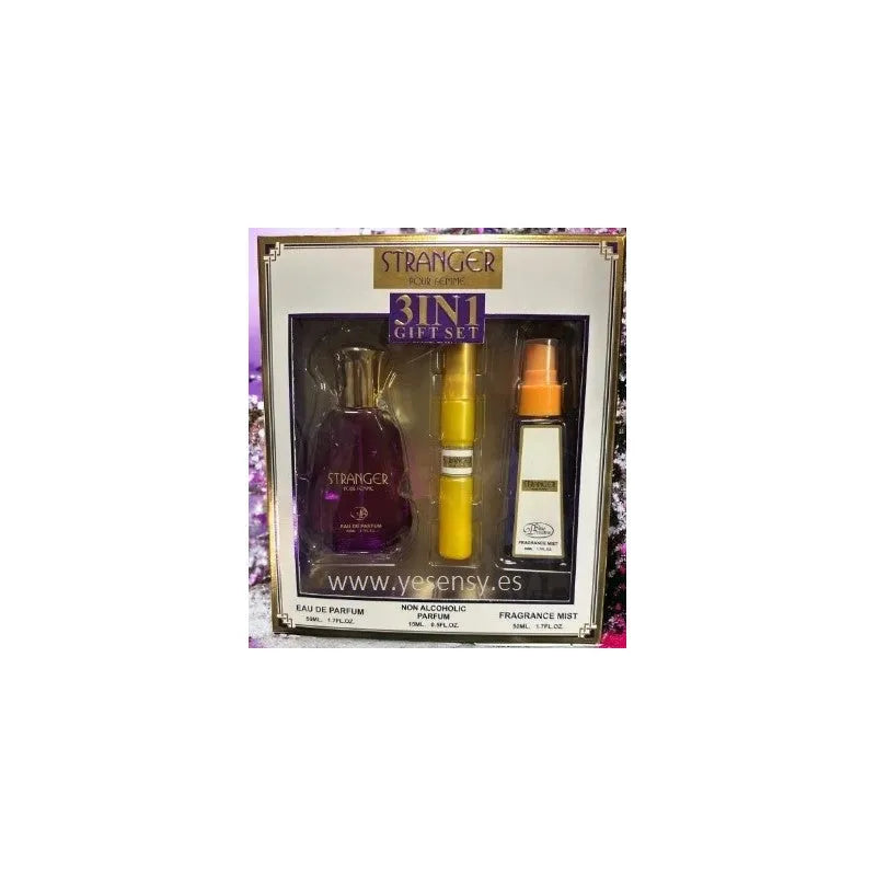 Stranger 3-in-1 gift set van Parfum Cadeau set Somebody Men in stijlvolle verpakking