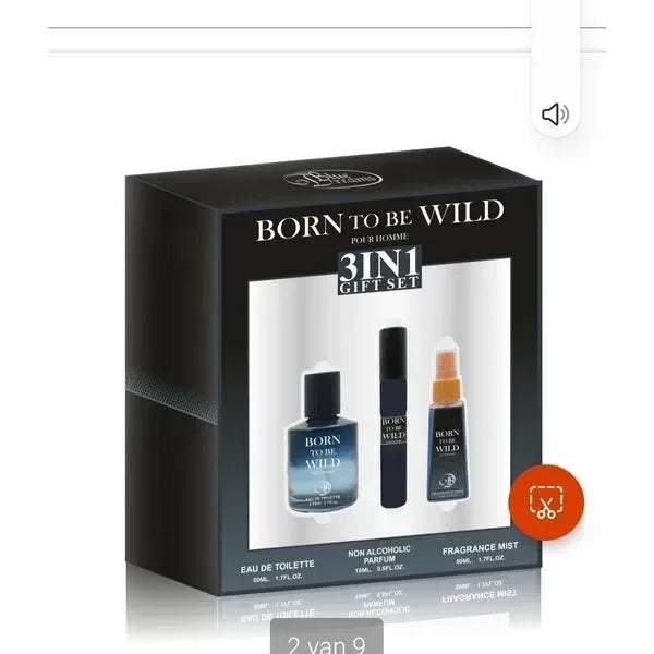Parfum Cadeauset Born To Be Wild 3in1 - Islamboekhandel.nl