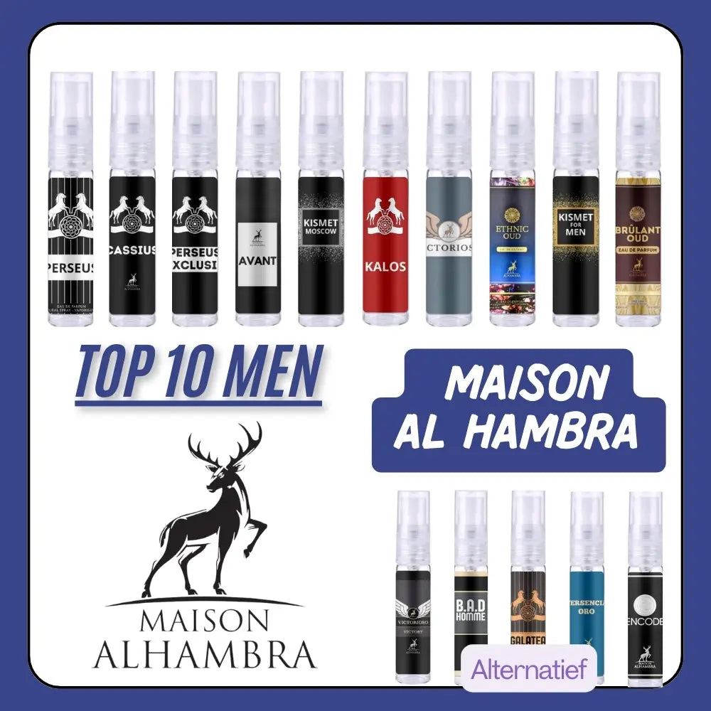 Parfum Testers Maison al Hambra Top 10 - Islamboekhandel.nl