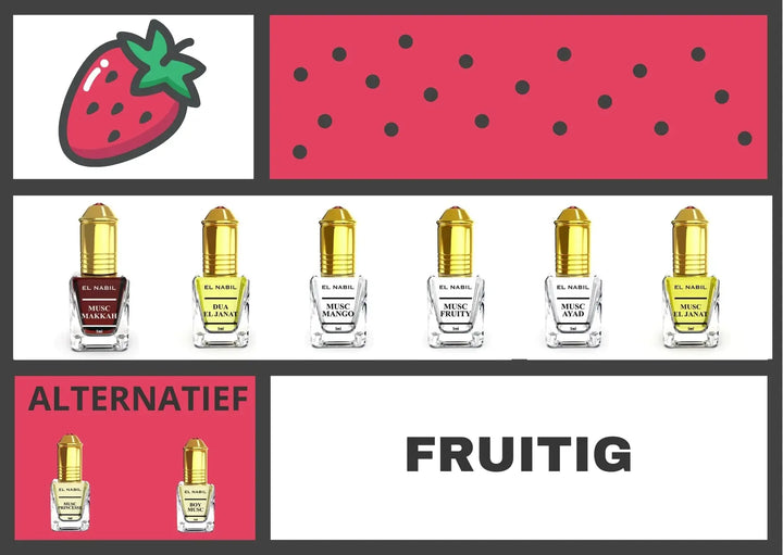 Parfumbundel - Fruitig - Islamboekhandel.nl