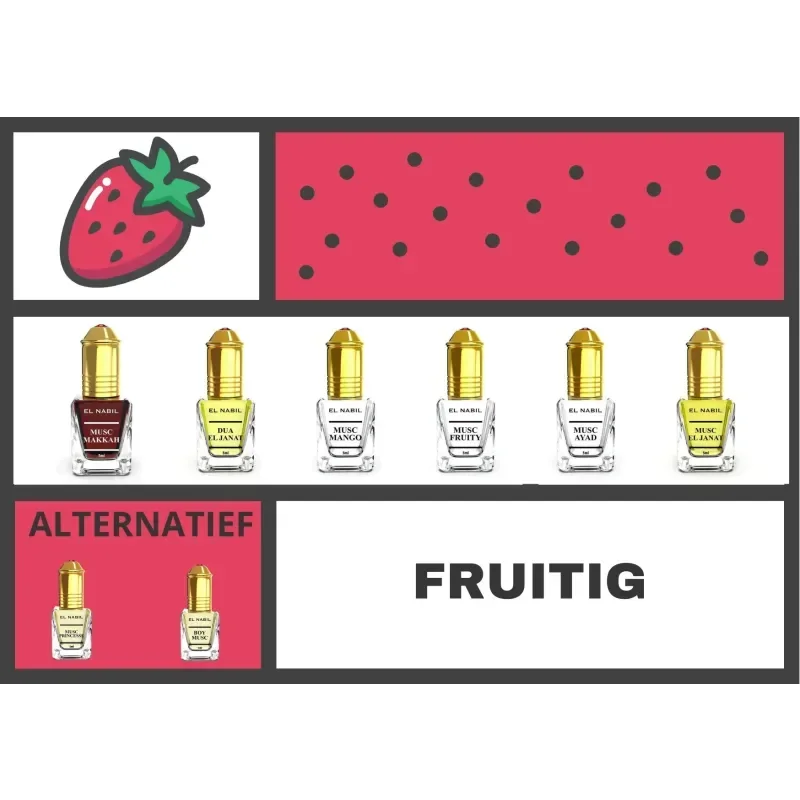 Parfumbundel - Fruitig - Islamboekhandel.nl