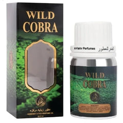 Zilveren fles wilde cobra geconcentreerde parfumolie van al-fakhr perfumes parfumolie 50 ml wild cobra