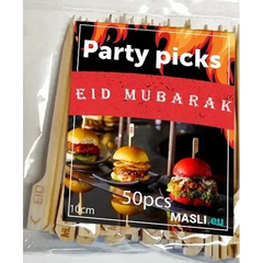 Partypicks Eid mubarak (50 pcs) - Islamboekhandel.nl