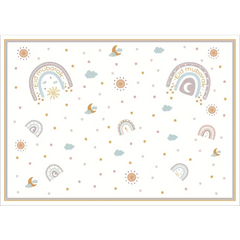 Placemats -Eid rainbow (set van 6) - Islamboekhandel.nl