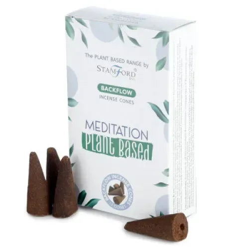 Plant Based Backflow Incense Cones Meditation Backflow Incense Cones - Islamboekhandel.nl