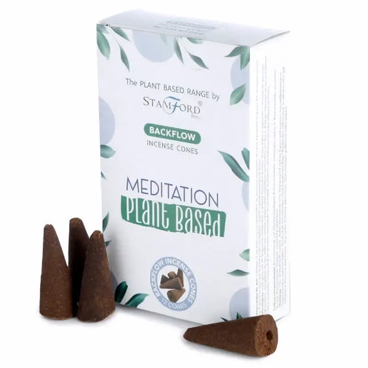 Plant Based Backflow Incense Cones Meditation Backflow Incense Cones - Islamboekhandel.nl
