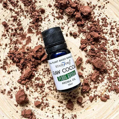 Plantaardige Aroma Olie - Rauwe Cacoa met cacao poeder eromheen voor aroma therapie