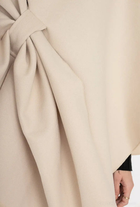 Poncho met strik - Kleding