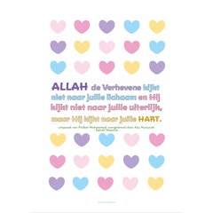 Poster hart met Hadith i-Tijara