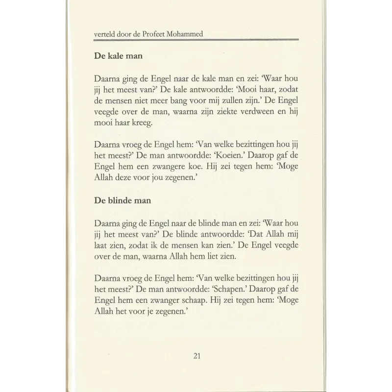 Prachtige waargebeurde verhalen verteld door de Profeet Mohammed - Islamboekhandel.nl