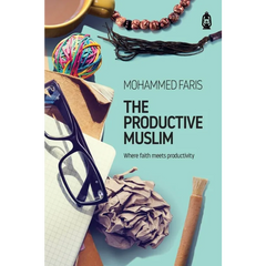 Productive Muslim boek met boekencover en stationairy, inspirerend muslim book
