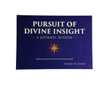 Deep blue hardcover book pursuit of divine insight by ahmed h in product pursuit of divine insight a journey within